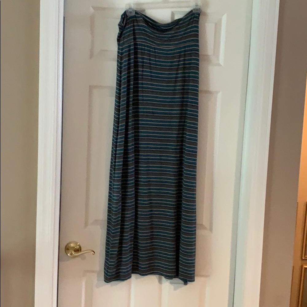Striped Maxi Skirt